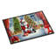 Paillasson Boston Terrier and Santa Claus-112753676