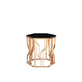 Glass Top End Table