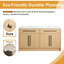 Meuble-lavabo double autoportant 60 po avec plateau en résine Ickby-546126487