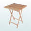 Table pliante Ellis avec bois au fini naturel, H 29,46 po x L 23,72 po x P 23,84 po