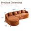 Canapé modulaire Curved Cloud-126257207