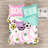 Girls Soccer Kick Reversible Oversized Comforter-740520139-740520132