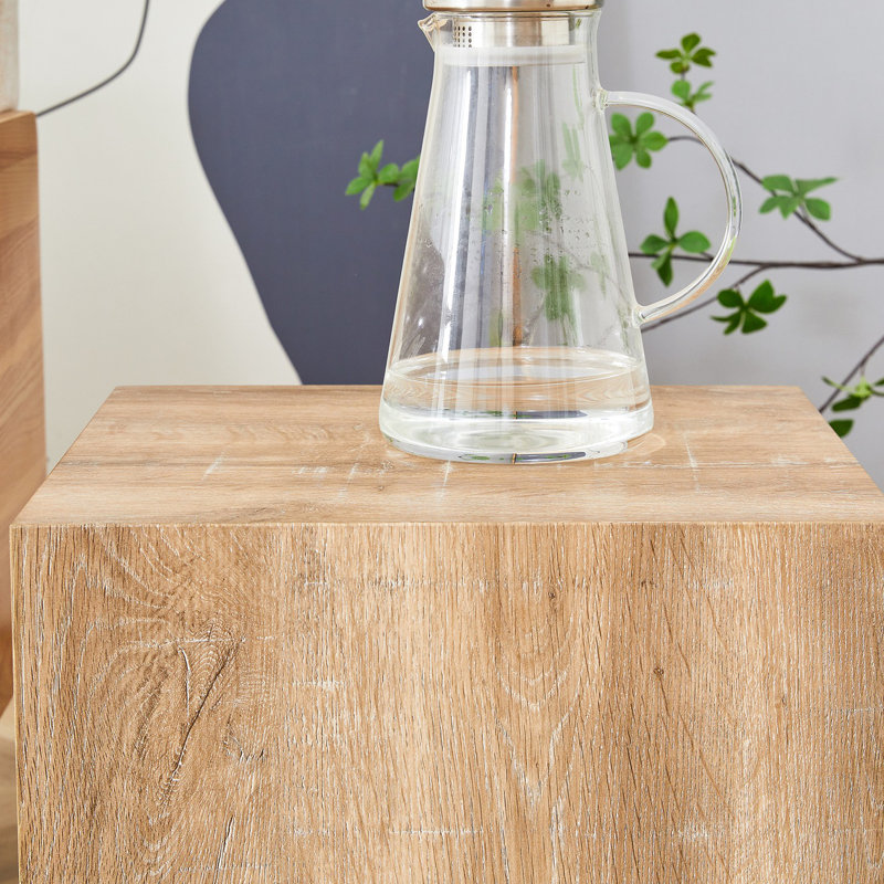 Table de bout, H 19,69 po x l 11,81 po x P 11,81 po, Blanc