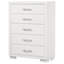 Commode de chambre 5 tiroirs Polk
