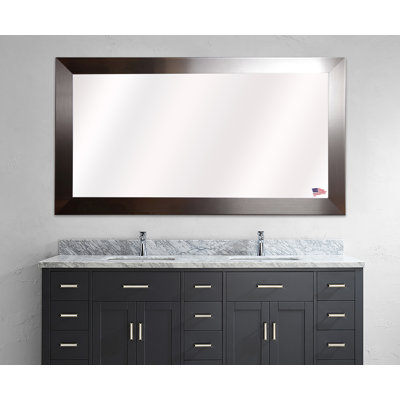 Hecuba Wood Flat Wall Mirror