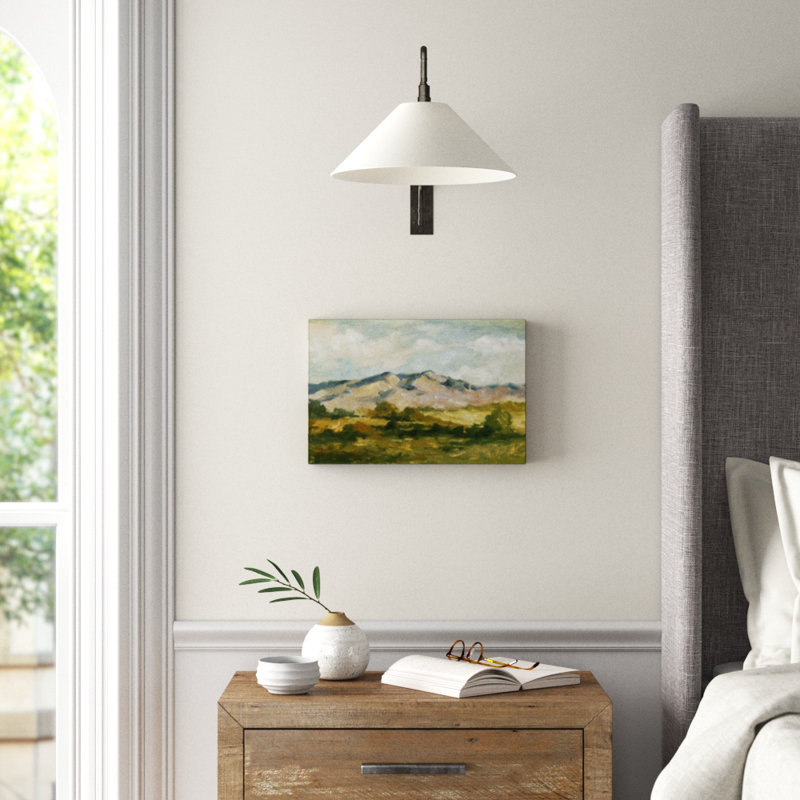 Impasto Landscape I by Ethan Harper - Painting Print, 30cm H x 46cm W, Wrapped Canvas