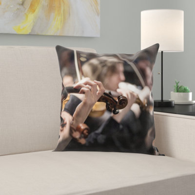Microsuede Throw Pillow