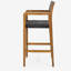 Tabouret en osier et bois Genesee