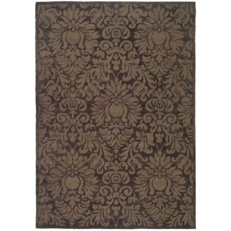 Tapis crocheté à la main Jonson, Rectangle 9 pi x 12 pi