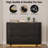 Modern Fluted 6 Drawer Dresser, Curved Wood Chest with Gold Handles, Wide Storage Cabinet for Bedroom & Living Room-1989222421