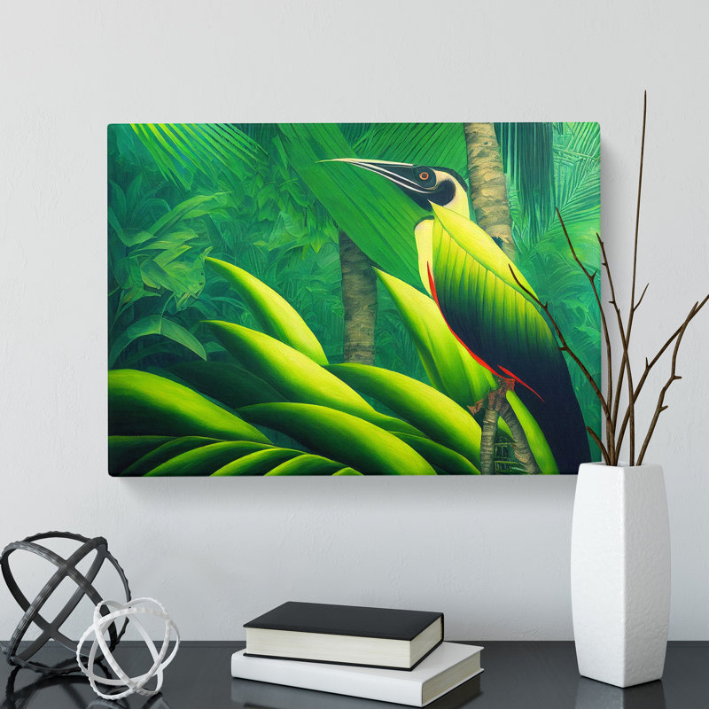 Gorgeous Bird - Wrapped Canvas, 50cm H x 76cm W x 3cm D