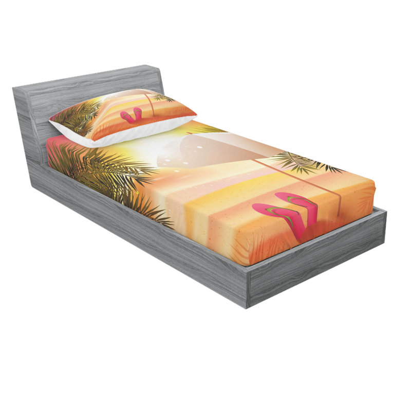 Microfiber Sheet Set, Twin XL Sheet Set with Fitted Sheet