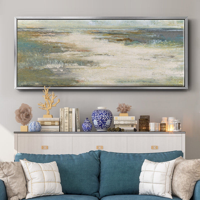 Misty Coast- Framed Canvas