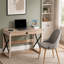 Bureau d'écriture style rétro avec cadre en X stable et tiroir spacieux pour le bureau à domicile