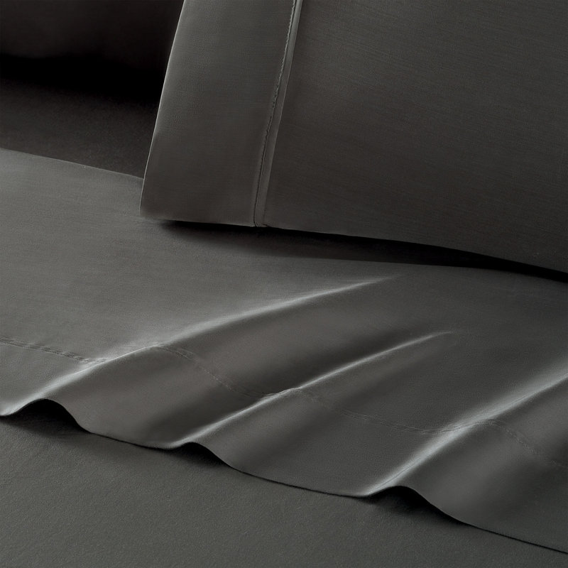 Eucalyptus Tencel Sheet Set TENCEL Sheet Set, Dark Gray, California King