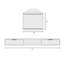 Slim Wall-Mounted TV Stand with 2 Storage Cabinets Fits TVs up to 70"-1792614428