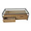 Table basse en bois brun à 1 tablette Nickalls