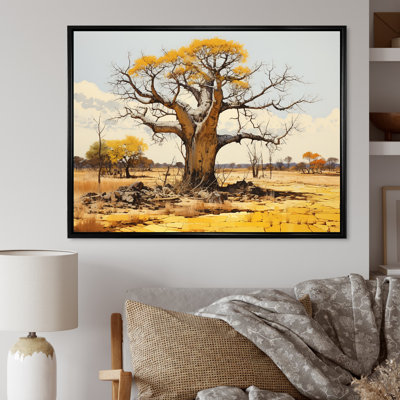 Desert Baobabs Resistance sur toile