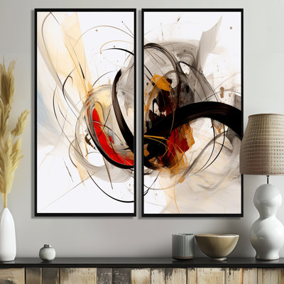 Conversations With Destiny Dynamic Waves - Black Canvas Prints
