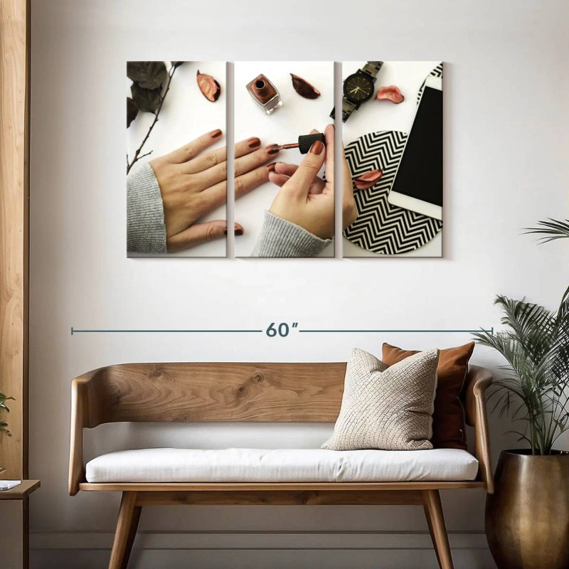 Manicure, 28" H x 45" W