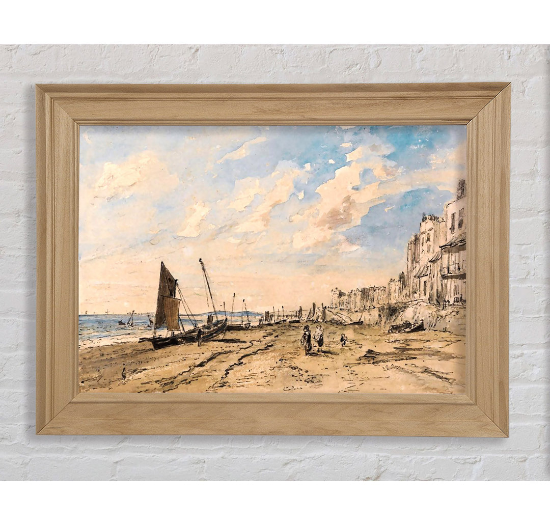 Constable Brighton Beach - Einzelner Bilderrahmen Kunstdrucke