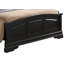 Lit double noir avec style élégant. H 44 po x l 59 po x P 84 po. Convient à plusieurs chambres à coucher. Assemblage traditionnel requis. Rehausse le charme.