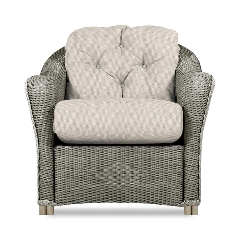 Reflections Outdoor Lounge Chair, Bright Side Fog, Pewter