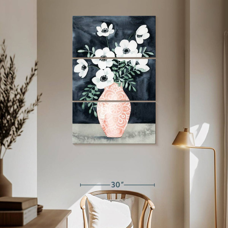 Harnek Nighttime Anemones I, H 65 po x l 42 po