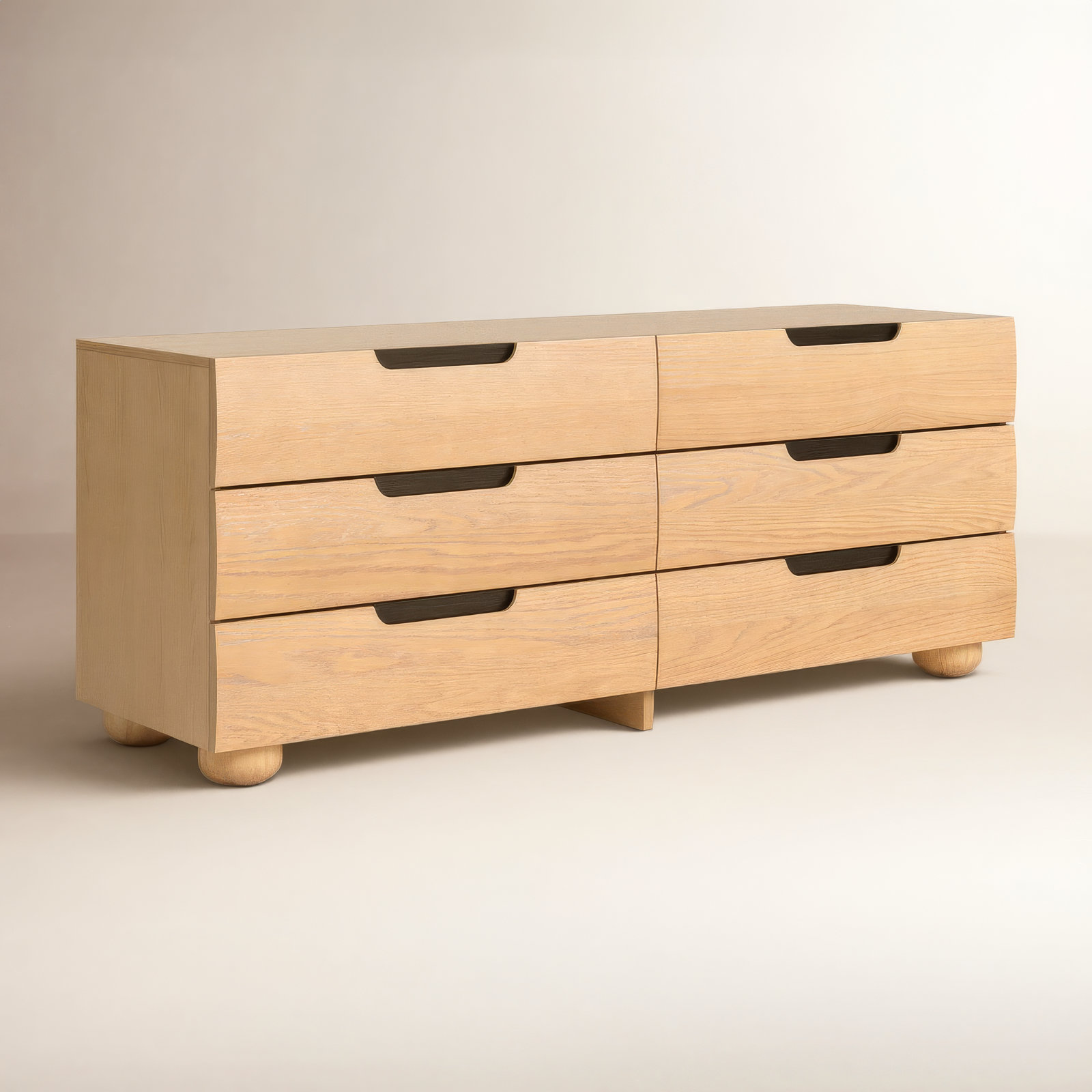 Ernest 64" Double Dresser, Natural