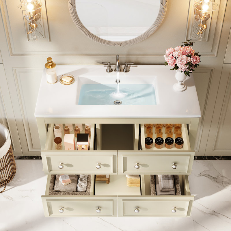 Meuble-lavabo 36 po avec lavabo en céramique