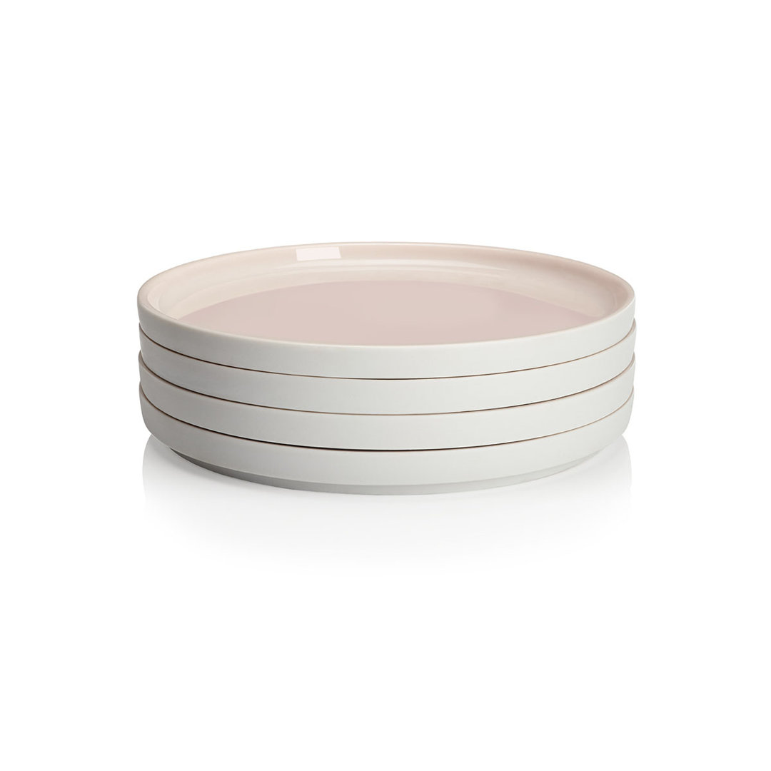 L'Econome By STARCK 7.0866'' Porcelain China Dinner Plate (Set of 4) DEGRENNE Paris 