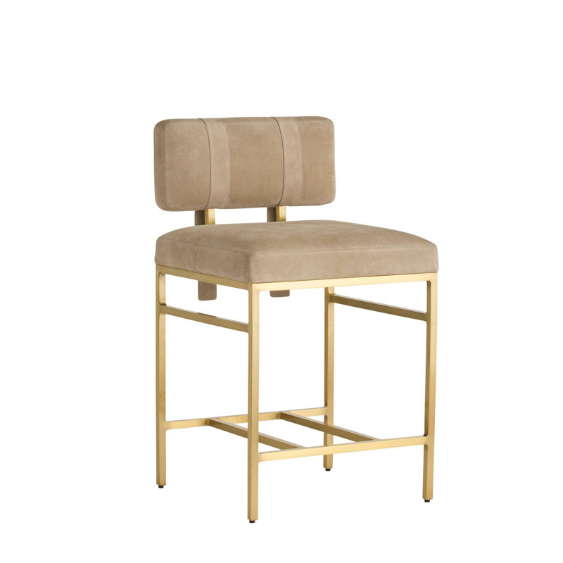Laney Stool, Taupe, Counter Stool (25.5” Seat Height)
