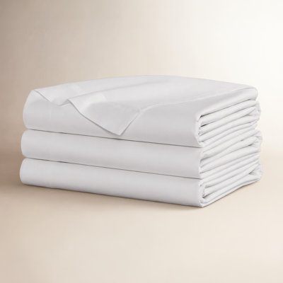 100% Cotton Percale Solid Colour Flat Sheet