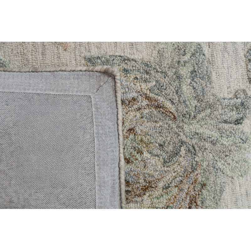 DAISY 9095-846 BEIGE/SAGE/RUST, Rectangle 5' x 8'
