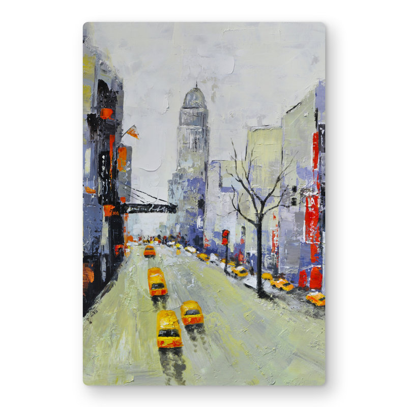  Street with Accents | Cities Metal Print