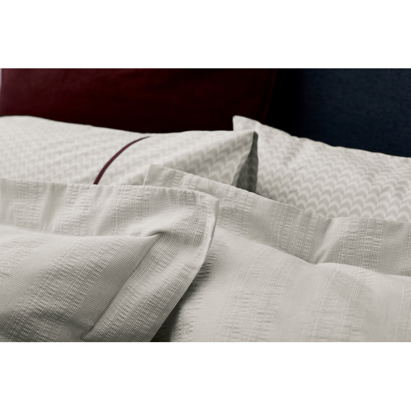 Aris 180TC Cotton Woven Stripe Duvet Cover, Kingsize