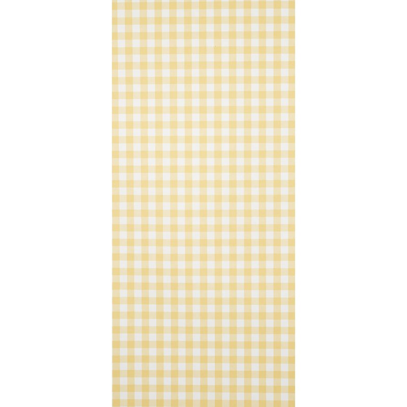 Petit papier peint à carreaux Willa, Jaune