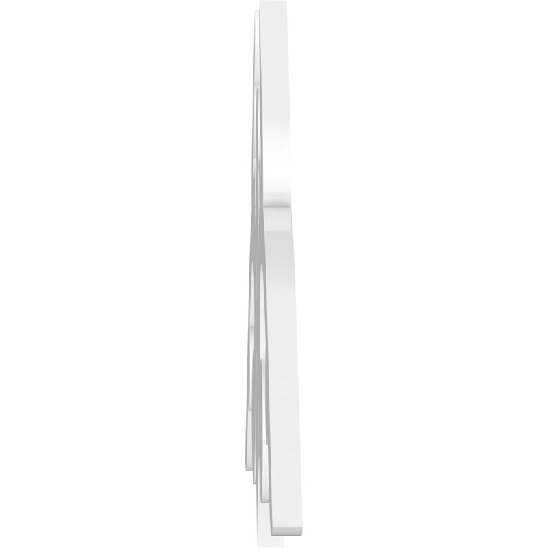 Milton Architectural Grade PVC Gable, 22" H x 48" W x 1" D, 11/12