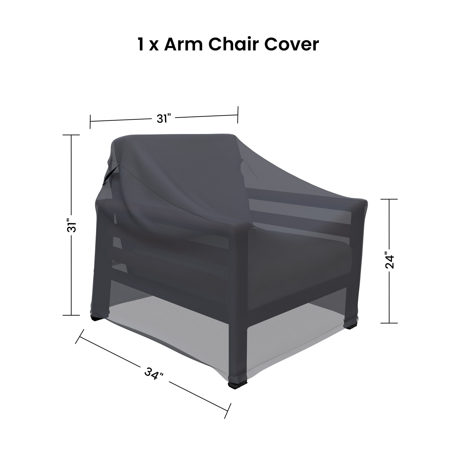 Outdoor Patio Lounge Chair Cover