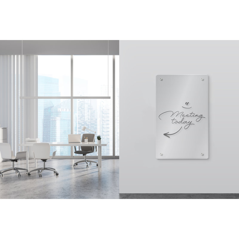 Plastic Dry Erase Board, 36" H x 24" W