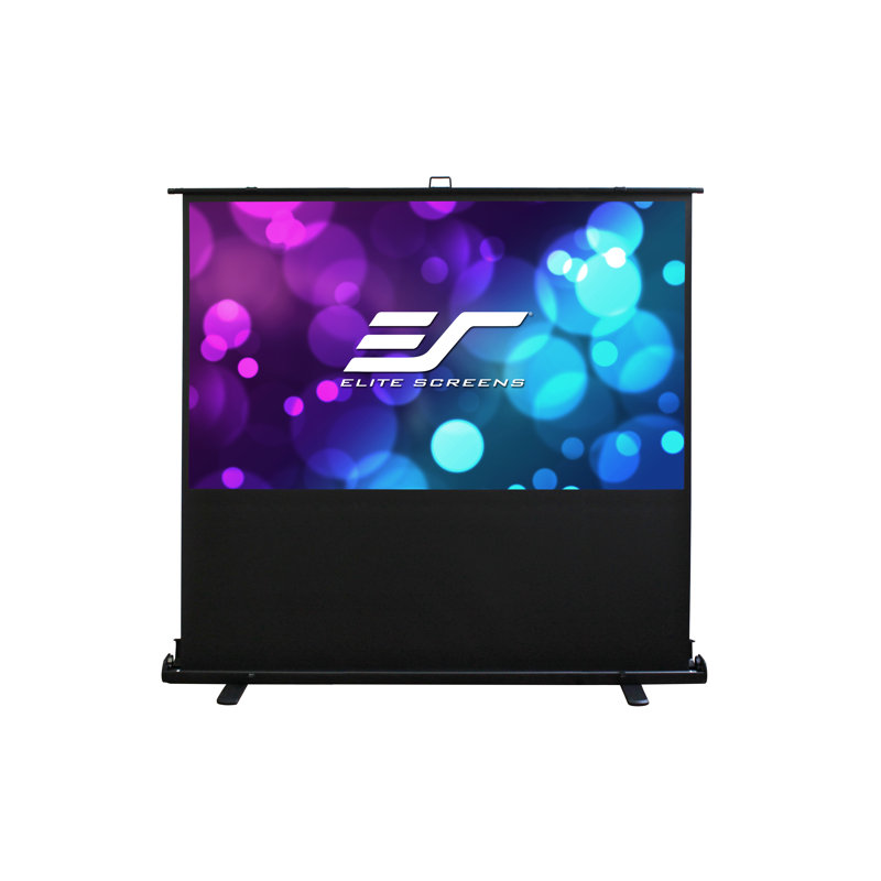 ezCinema 2 Series Manual Floor Projection Screen, 84"