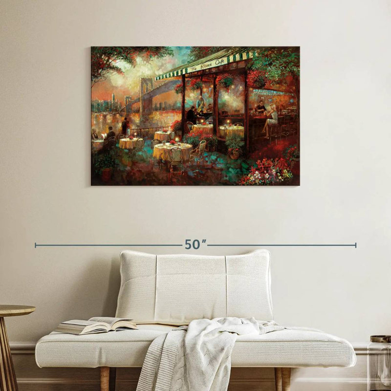 Yarlin The River Cafe, 26" H x 39" W