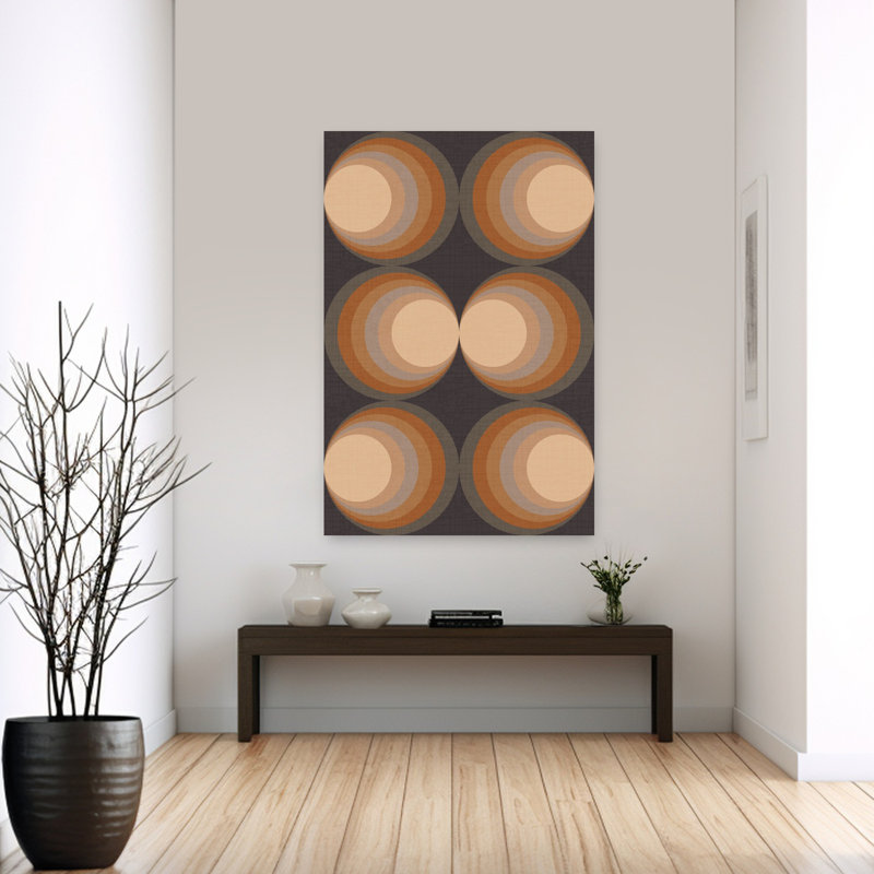 Contemporary Art Bold Geometric Minimalist Wall Art by Alexandra Weise - Wrapped Canvas Print, 152.4 cm H x 101.6 cm W