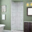 Porte de douche à charnière sans cadre 61 "x 72" Belmore GS-30111128-105575369