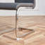 Ensemble de table de salle à manger 9 pièces en bois manufacturé ultrabrillant moderne avec chaises en porte-à-faux en similicuir-2109443400-2109443511