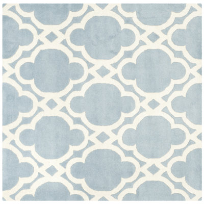 Carolene Hand Tufted Wool Geometric Rug