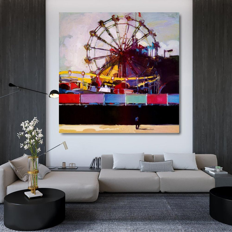 Boardwalk Colors, 36" H x 36" W