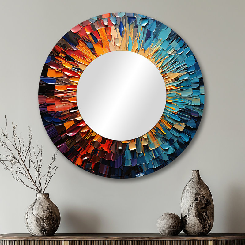 Coloré disque vinyle mosaïque I - disques vinyle, 29 po x 29 po