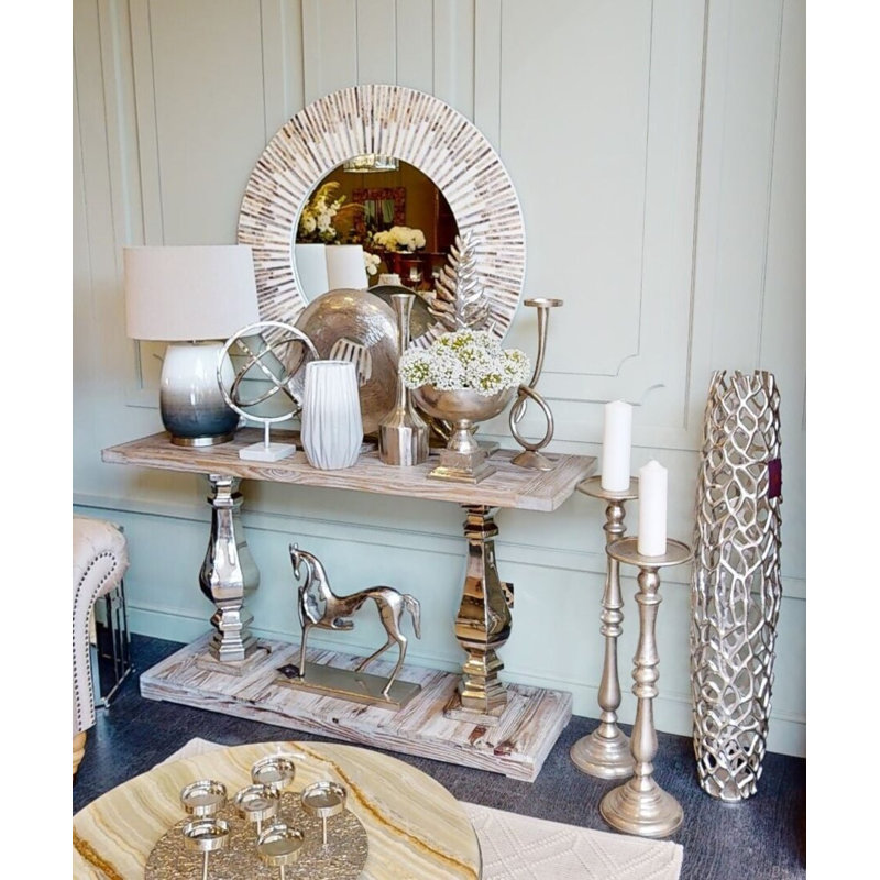 147cm Solid Wood Console Table