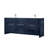 Navy Blue Double Bath Vanity 80 In. W X 20 D With White Quartz Countertop And Faucet - Soft Close Plentiful Storage Featuring Top Included Ample Options Created